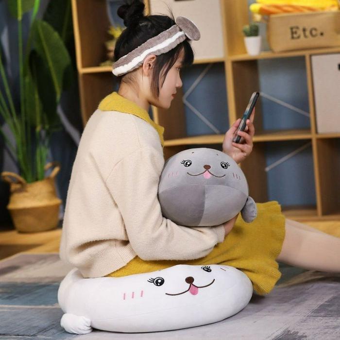 BONEKA ANJING LAUT BONEKA HEWAN ANJING LAUT UKURAN 35CM TERBARU