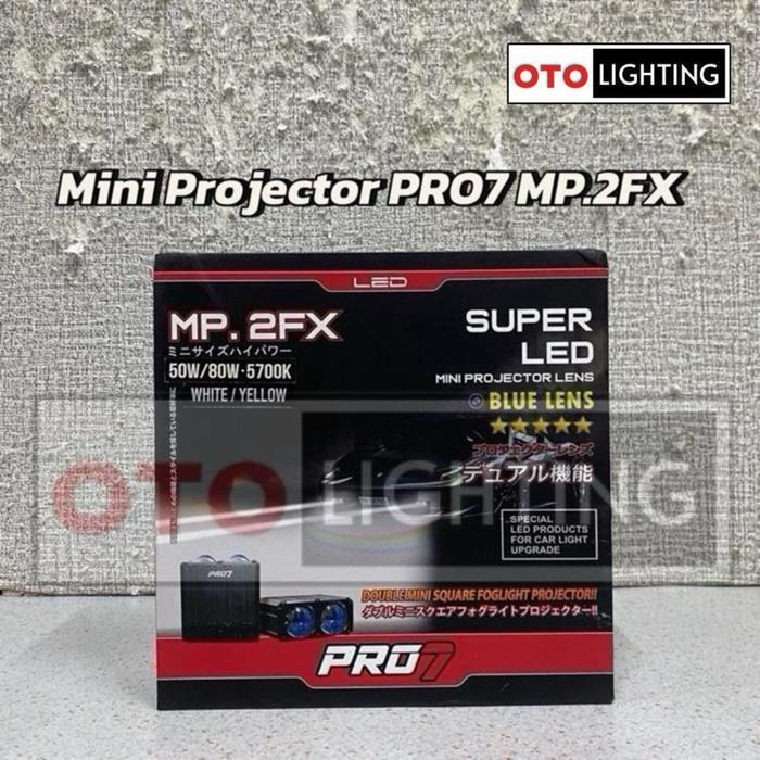 Lampu Mini Projie PRO7 MP.2FX 2 Mata Laser Ful sett