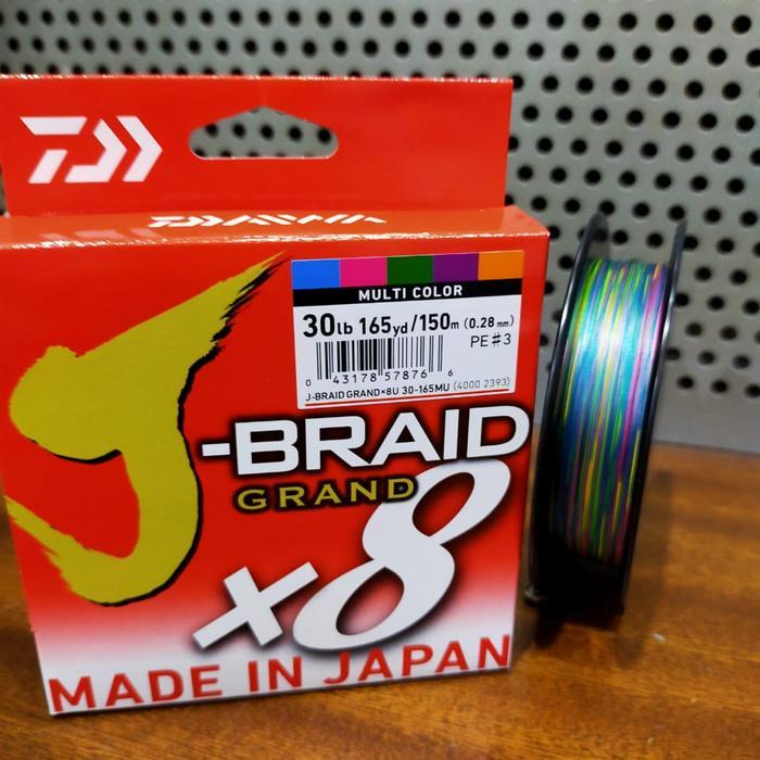 Senar Pe Daiwa J Braid Grand X8 150M Multicolour