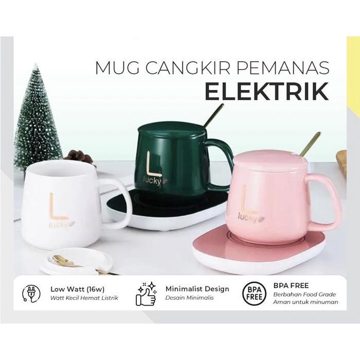 GElAS PENGHANGAT / CANGKIR Mug electrik import / Mug sultan / gelas sultan / cangkir set keramik