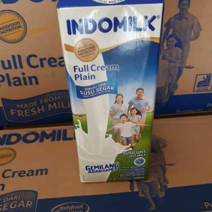 Susu UHT Indomilk 1 Liter plain