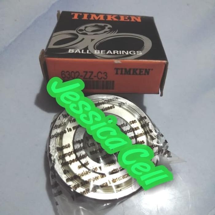 BALL BEARING 6302 2Z C3 TIMKEN / 6302 ZZ C3 TIMKEN