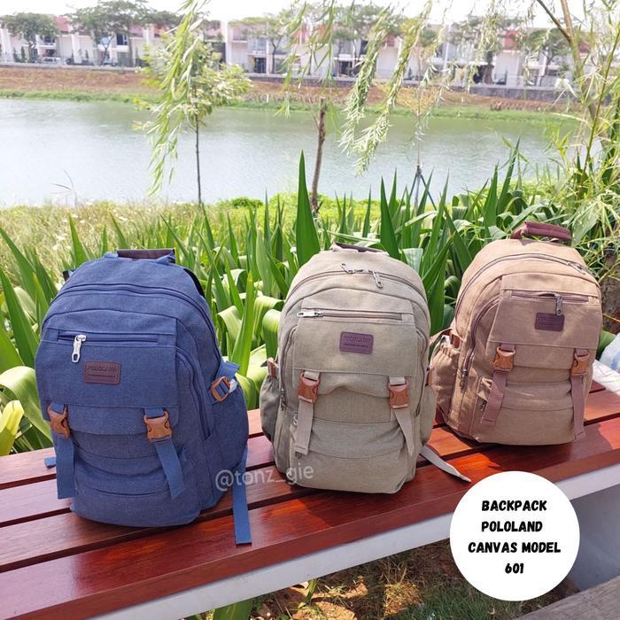 TAS RANSEL KANVAS ORIGINAL PRIA WANITA