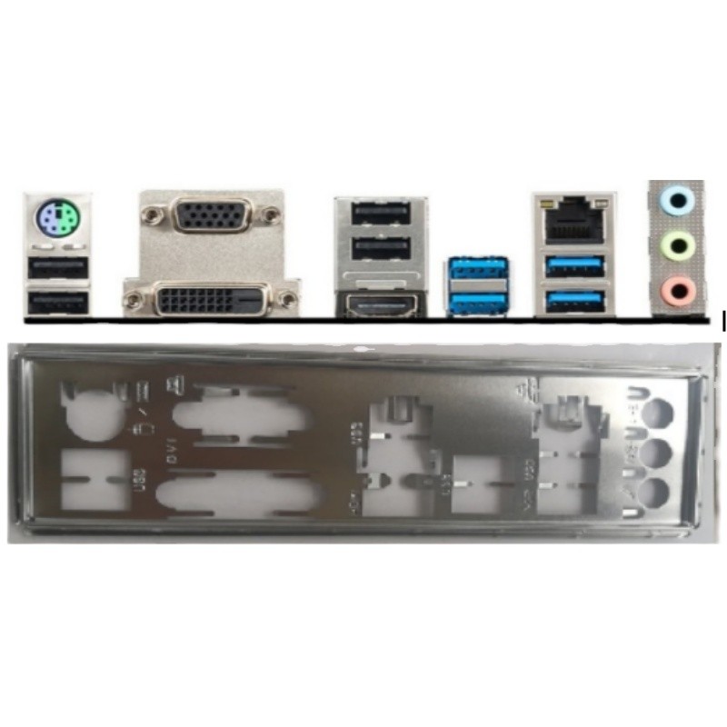Original IO I/O Shield Back Plate BackPlate Blende Bracket For MSI B450M PRO-VDH MAX ?B450M PRO-VDH