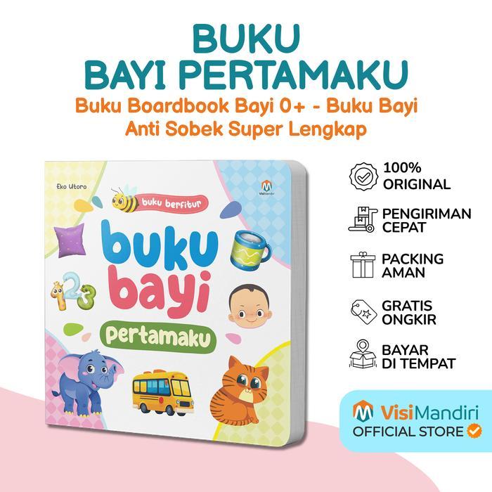 Buku Boardbook Bayi 0+ - Buku Bayi Pertamaku - Buku Bayi Anti Sobek Tebal