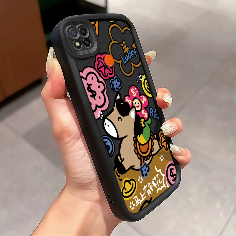Casing Hp Xiaomi Redmi 9C Redmi 9C NFC Redmi 10A POCO C31 Case Keledai kartun Kasing silikon Cesing 