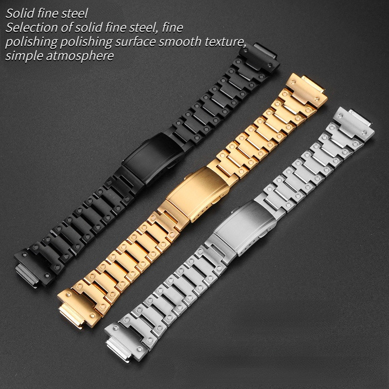 For Casio G-SHOCK metal case strap stainless steel Suit DW5600/GW-M5610/5000 GW-B5600 Modified Cool