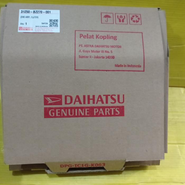 plat kopling atau kampas kopling Calya/Sigra 1200 original daihatsu