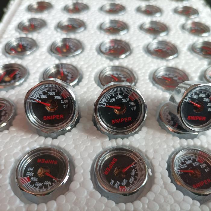 "New" Manometer OD 22, Manometer PCP, Manometer Kecil, Manometer, Mano PCP