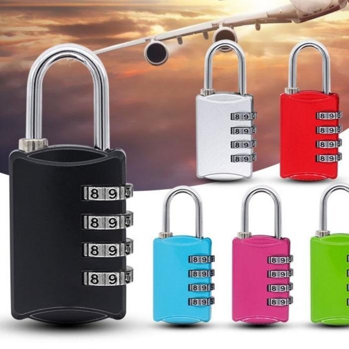 "New" Gembok 4 Digit Angka untuk koper gembok kecil locker travel lebih aman