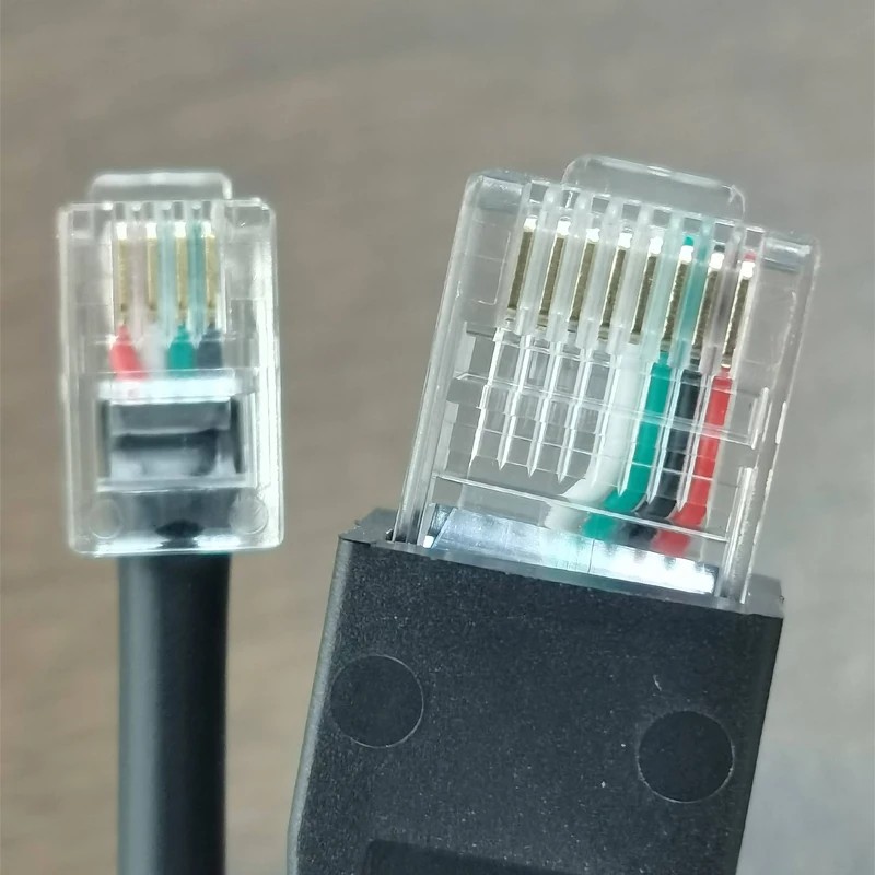 Custom Pinout RJ45 8P8C to RJ9 4P4C Cable