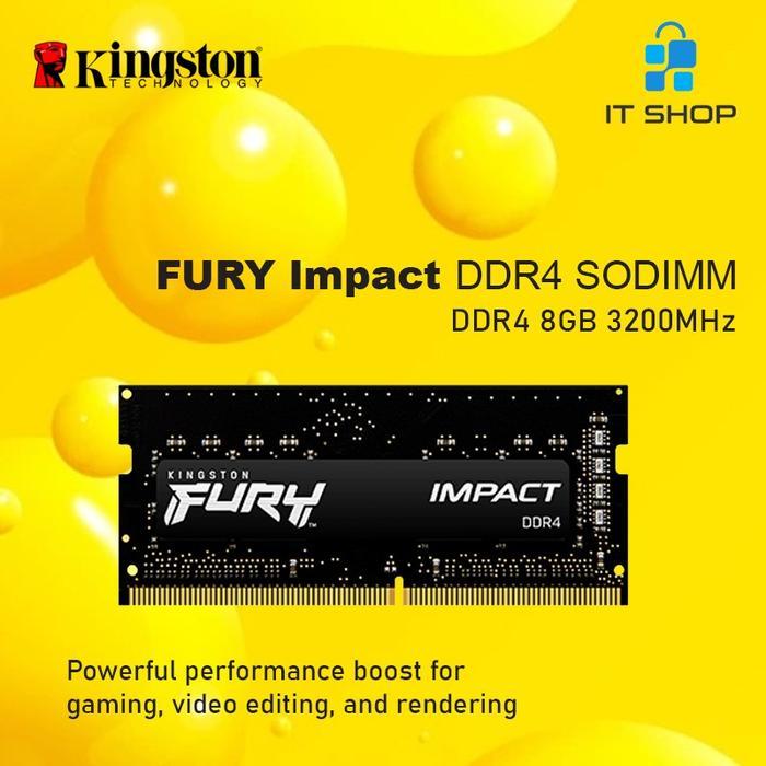 Kingston HyperX Impact DDR4 SODIMM 8GB - 3200