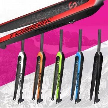 Fork Rigid Carbon Toseek 29 inch 700c Mtb Bisa hybrid