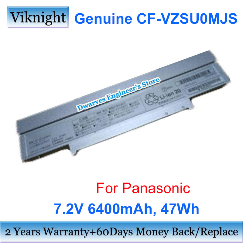 Genuine CF-VZSU0MJS Battery 7.2V 47Wh For Panasonic CF-SZ5 CF-SZ6 CFVZSU0MJS Laptop Batteries Sliver