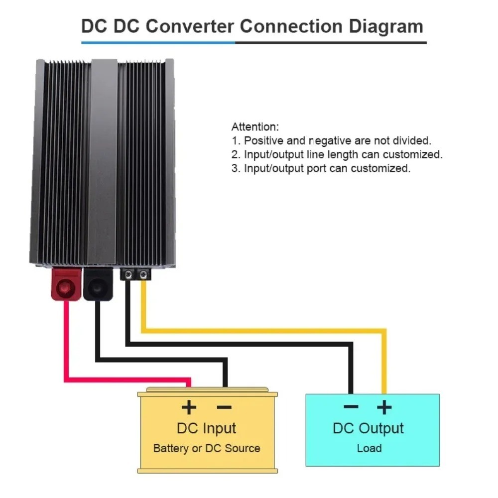 24V to 48V 40A 50A 60A 80A Step-up DC DC Power Converter stabilizer Boost 18V-36V Voltage Regulator