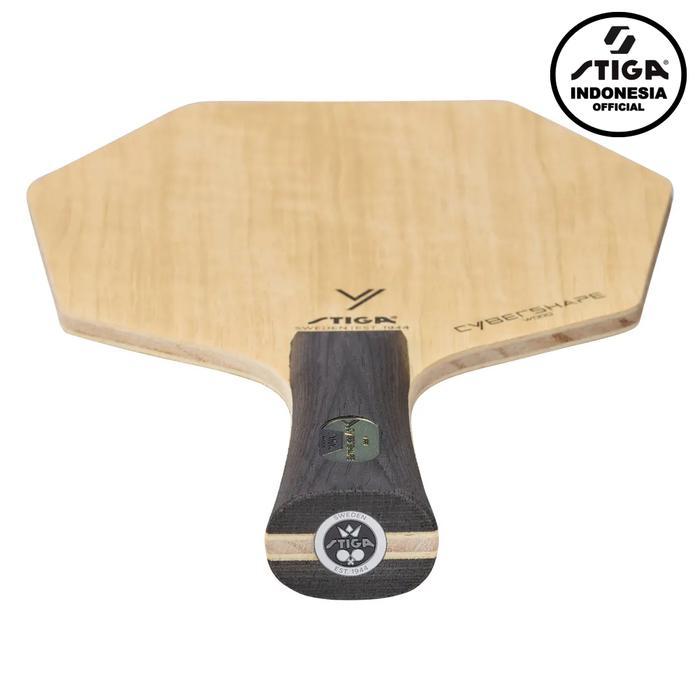 STIGA Cybershape Wood CWT Kayu Blade Pingpong Standar ITTF JTTAA