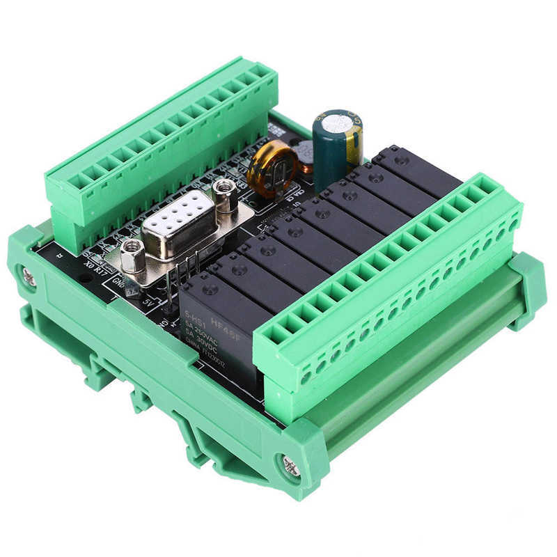 BELI SEKARANG FX2N-20MR-232 5A DC24V Power PLC Board With Shell Relay Output Module 12 In 8 Out High