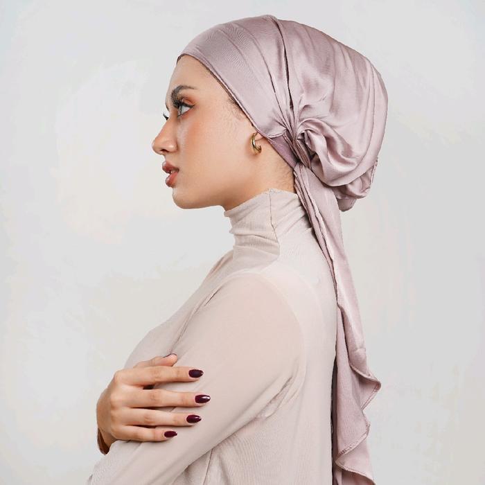 Sedia Lowkey Lux Series Turban Turban Dewasa By Winonamodest Turban Mewah Turban Pesta Silk