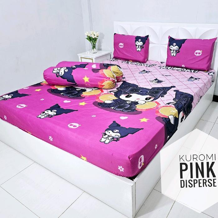 sprei kuromi my melody anak pasti suka