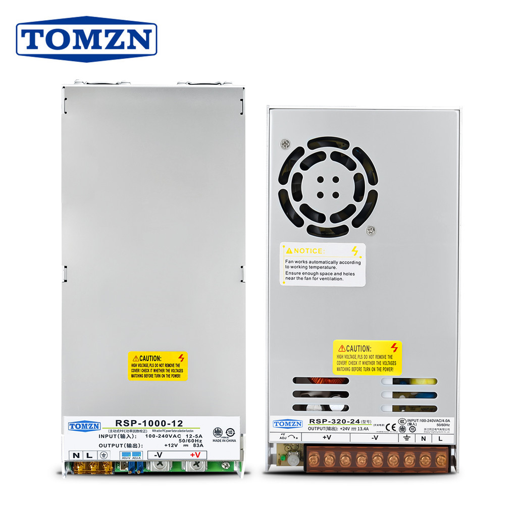 TOMZN RSP series 320W 1000W AC-DC SMPS Switching power supply input 110V 220V output 12V 24V 48V