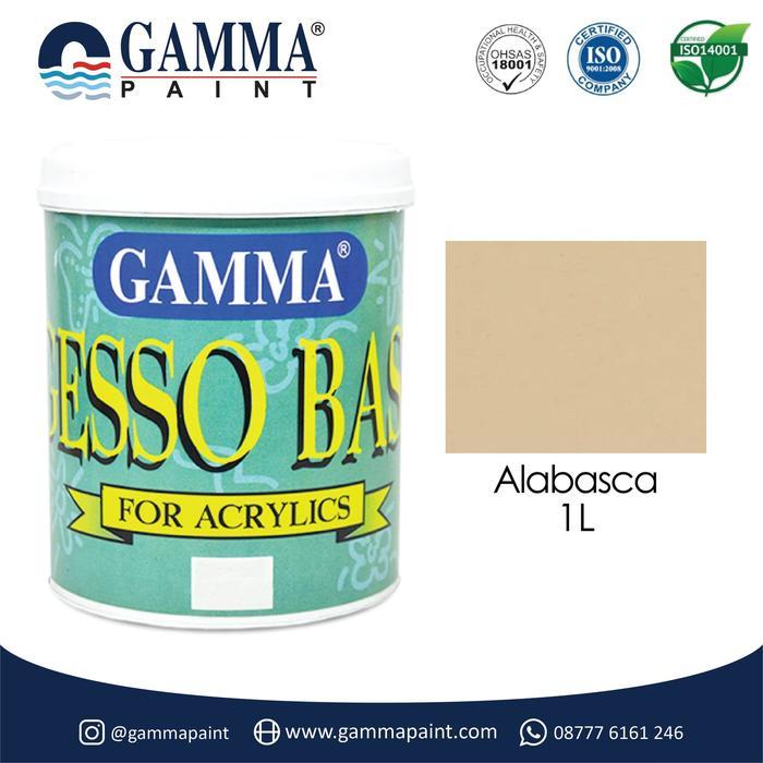 Gamma GESSO BASE - ALABASCA - Cat Tembok Semi Gloss 1L