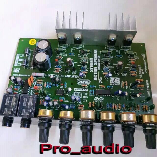 Thebest- Kit Power Amplifier Speaker Aktif Karaoke TIGER