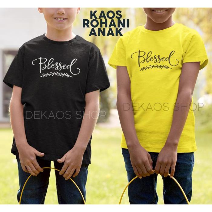 BAJU KAOS ROHANI KRISTEN ANAK / BAJU KAOS ANAK ROHANI / DEKAOS 011KID