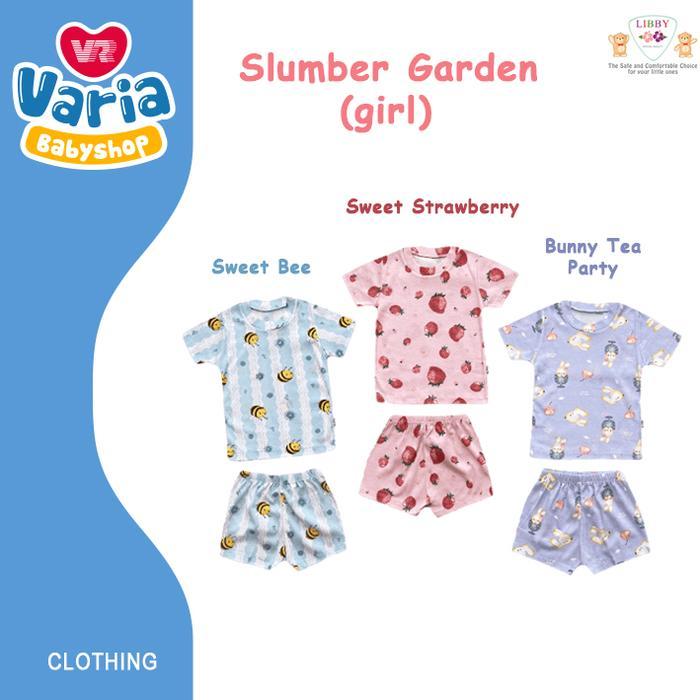 Libby Oblong Rib Pendek / Setelan Pendek Anak / Setelan Anak Perempuan & Laki - Laki LIBBY BABY