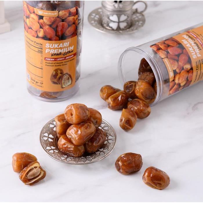 Kurma Sukkari Premium Vip Lembut Original 100% Jumbo / Kurma Raja Kurma Sukari Basah Premium Asli