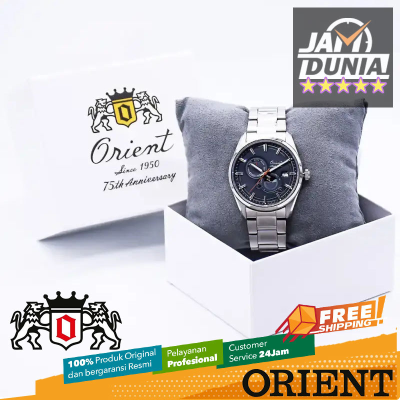 JAM TANGAN PRIA ORIENT MECHANICAL AUTOMATIC ORIGINAL ORIENT RA-AK0311N ORIENT RAAK0311 SILVER JAM OR