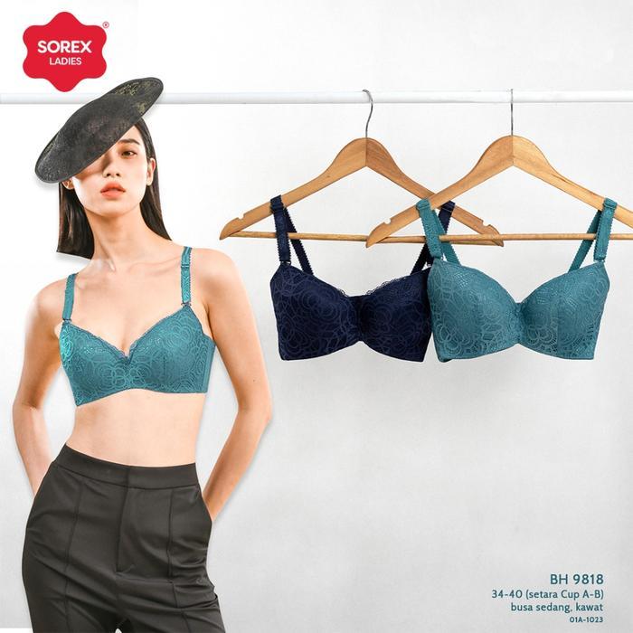 Sorex 9818 BH Bra Sorex Brokat Berkawat Kait 3