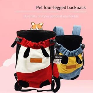 Premium Tas Gendong Depan Belakang Untuk Anjing Kucing Lucu - Tas Gendong Hewan Premium/ Tas Gendong