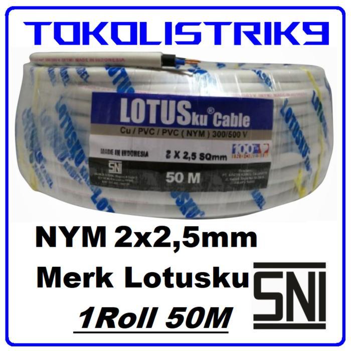 Kabel Nym 2X2,5 Merk Lotusku 50M