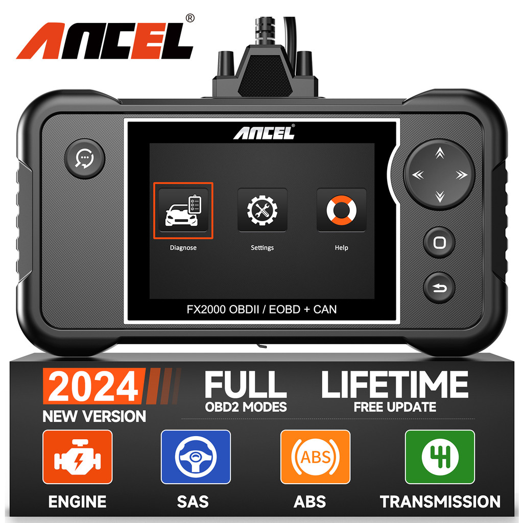 JUAL  Ancel FX2000 OBD2 Car Diagnostic Tool SRS Airbag Engine ABS Transmission Code Reader Professio