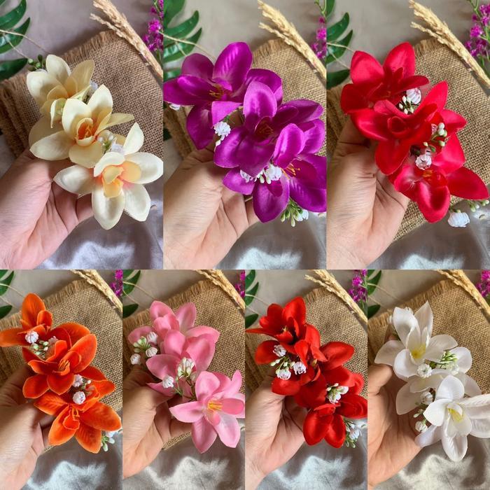STARLIGHT BALI - Semanggi Anggrek Kain / Aksesoris Rambut / Semanggi Bali / Aksesoris Bali