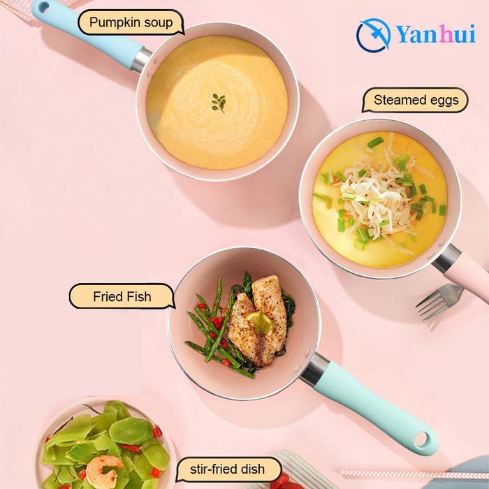 Panci Milk Pot Panci Susu Anti Lengket/Panci Mpasi Rebus Enamel