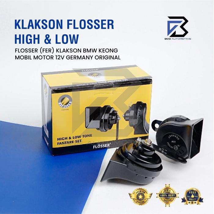 Klakson Keong Mobil Motor Flosser (Fer) Klakson Bmw Germany 12V Original