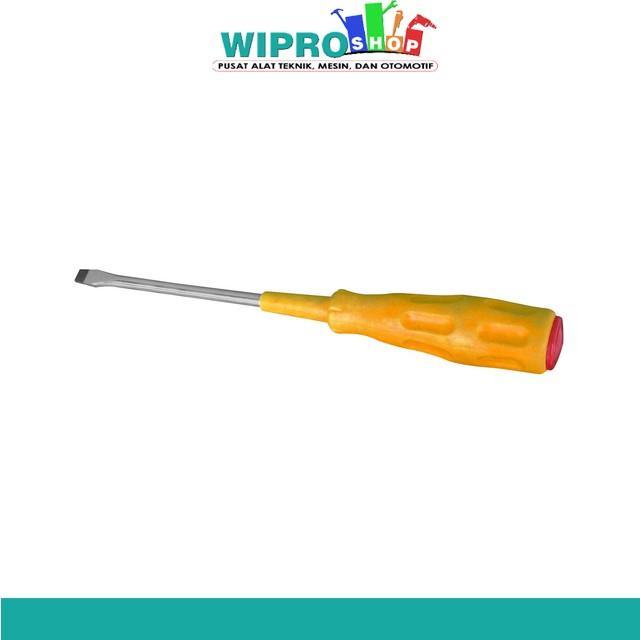 WIPRO Obeng Soft Handle TPR (051) - 3"x5mm 0305S-Kuning