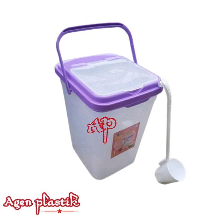 Toples Es Buah Lovenia 15 Lt / Akuarium Plastik Wadah Jualan Es Buah container toples aquarium