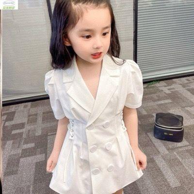 Mini Dress Blazer Putih Fashion Import