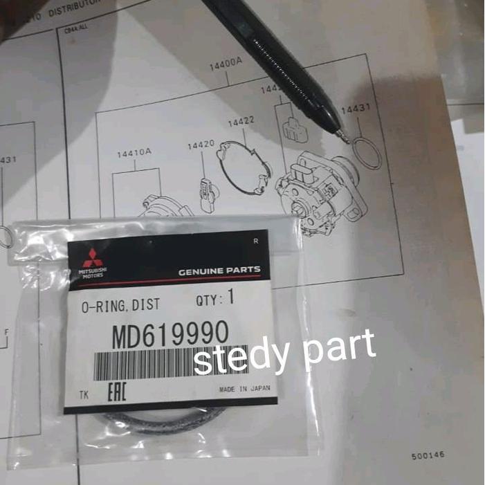Oring Delco Mitsubishi Lancer Cb245 Md619990 Asli Original Genuine Part Dijamin Ori 100%