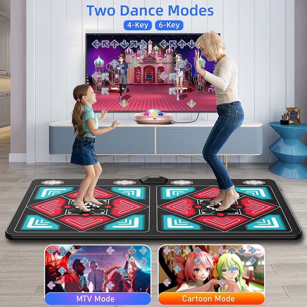 Dance Mat Game for TV / PC Motion Sensing Game Family Sport with Wireless handle Controller for