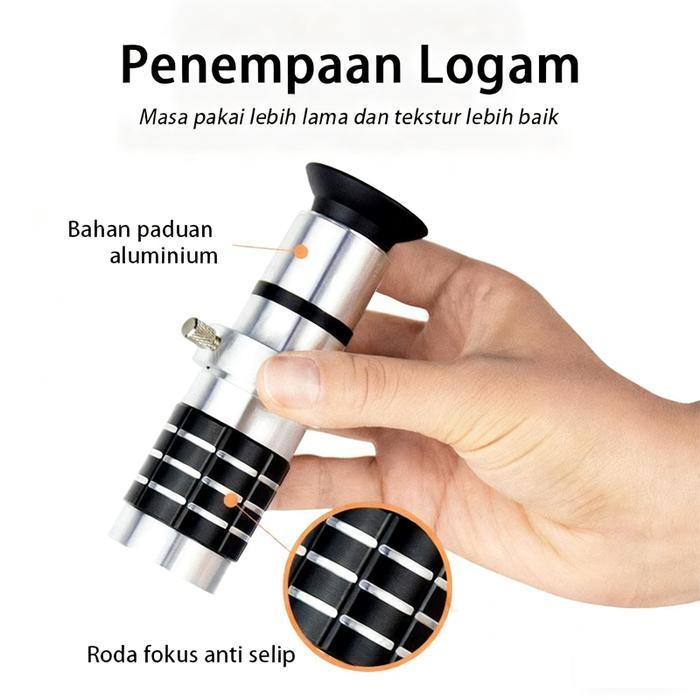 12X Zoom Lensa Tele Zoom / Lensa Kamera Handphone Hp Portable Mobile Phone Tele Lens / Telephoto