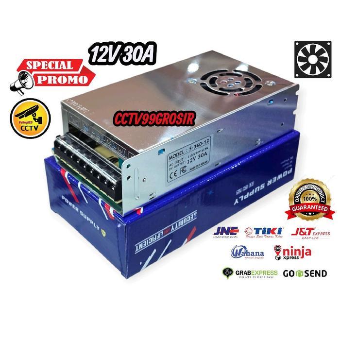 Power Supply 12V 30A Murni Barang Terjamin 