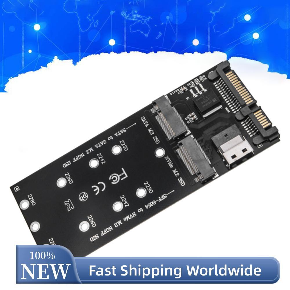 M.2 To SATA Adapter SFF-8654 To M2 NVME SSD Converter 22Pin SATA To M2 Expansion Card Converter