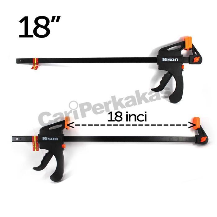 Klem F Clamp 18 inci Quick Clamp Release Clamp Kayu Klem F Klem Kayu