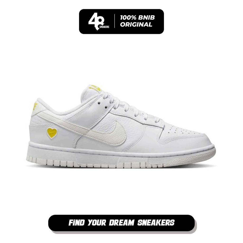 Sepatu Basket Wanita Dunk Low White (FD0803-100) Original