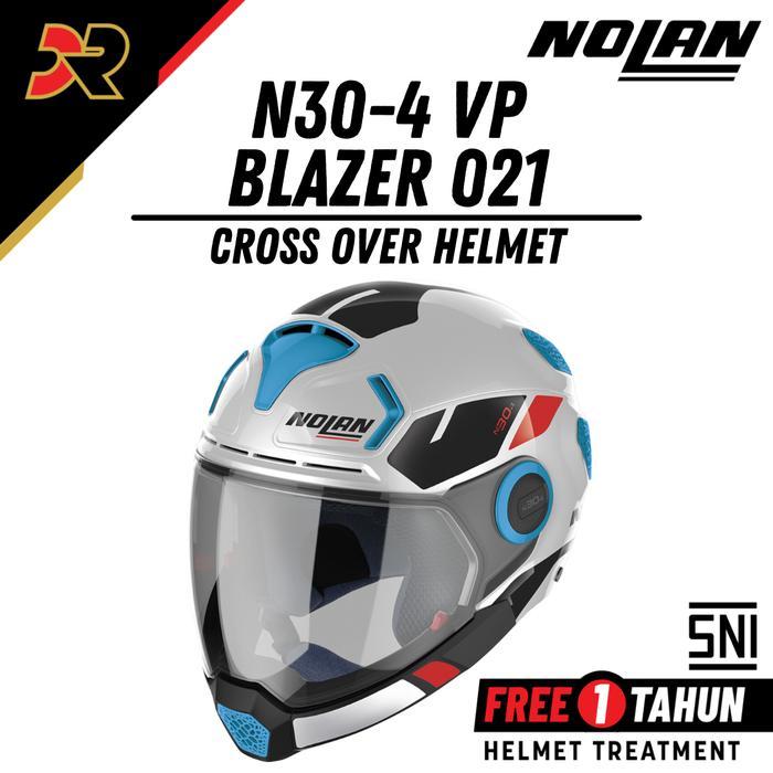Nolan N30-4 VP 021 Blazer Helm Full Face Crossover SNI N304
