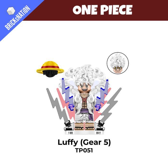 [BricksNation] Mainan Action Figur Minifigur One Piece Luffy Zoro Sanji Nami Robin Karakter Lucu