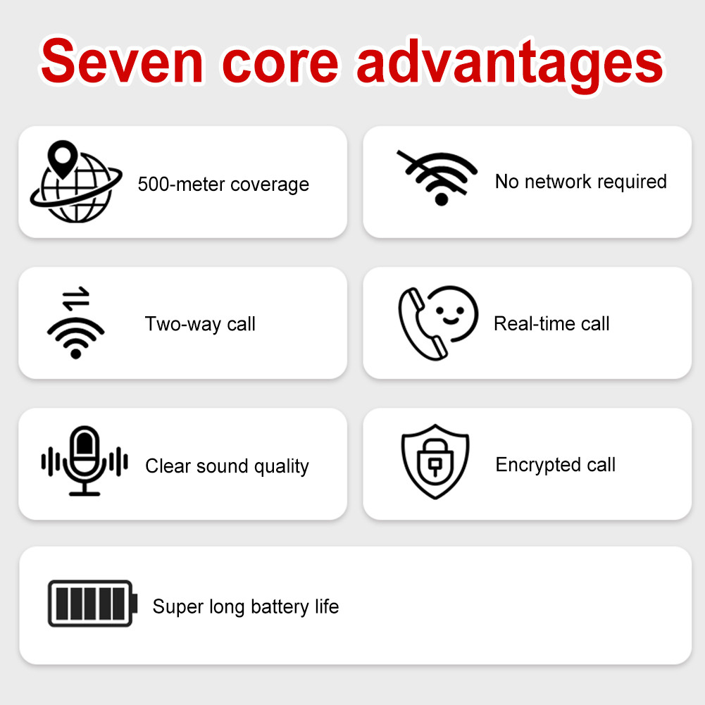 Indoor Outdoor Interphone System Long Range Wireless Intercom System Intercomunicador Fit for Home